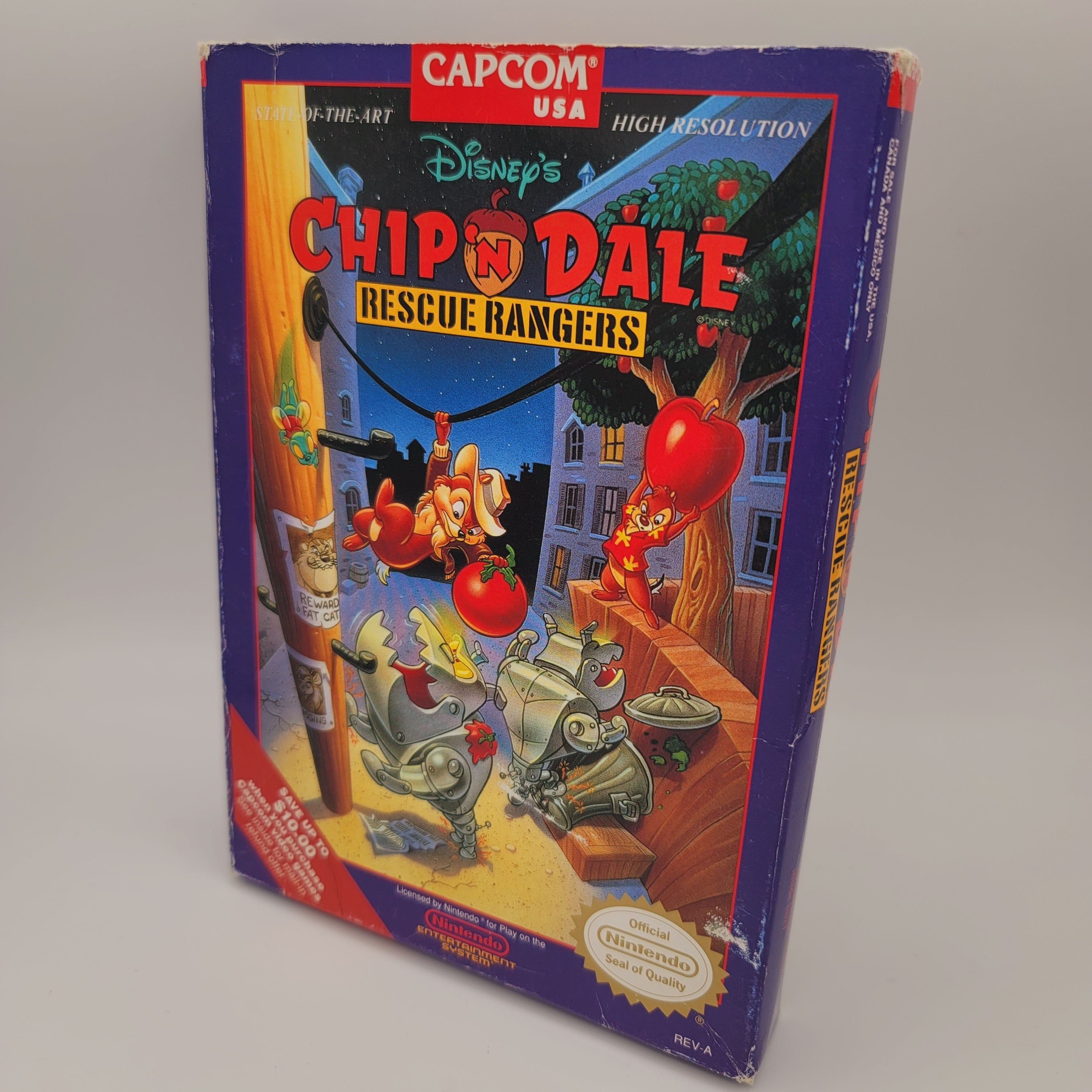 NES - Chip N Dale Rescue Rangers (Complete in Box / B- / No Manual)