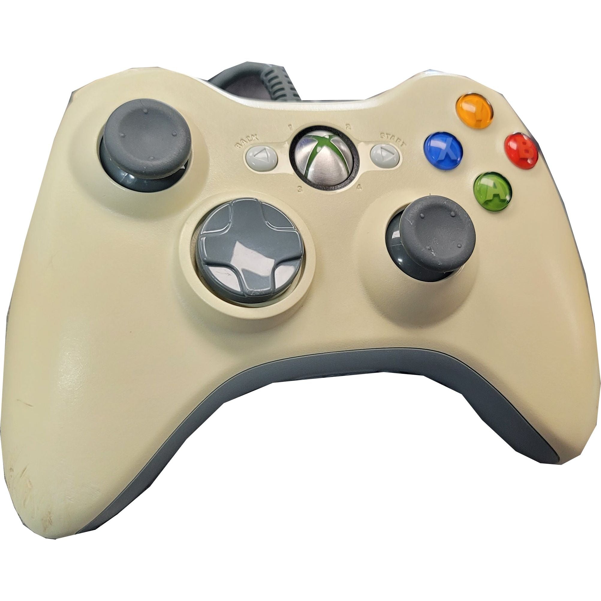 Official XBOX 360 Wired Controller (White / Damaged)