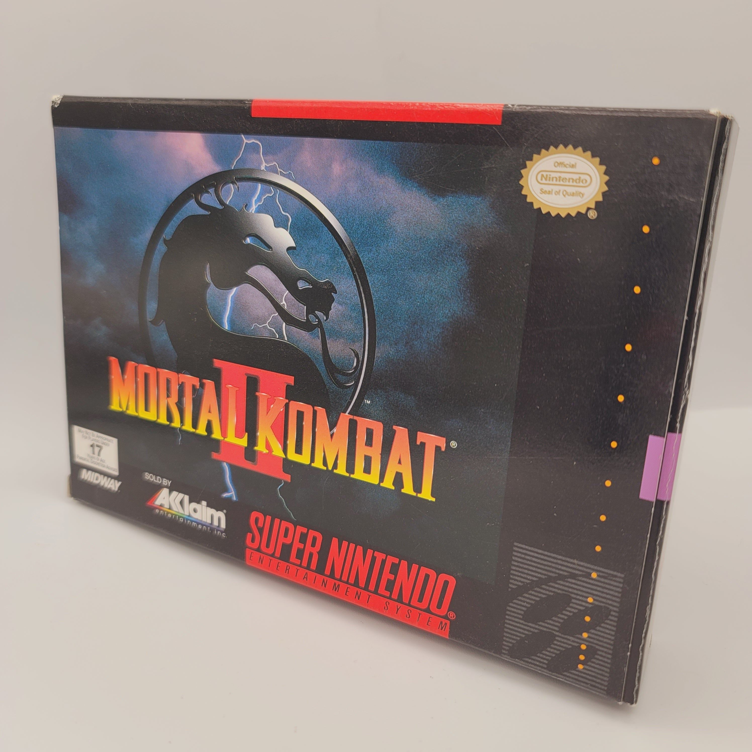 SNES - Mortal Kombat II (Complete in Box / A / With Manual)