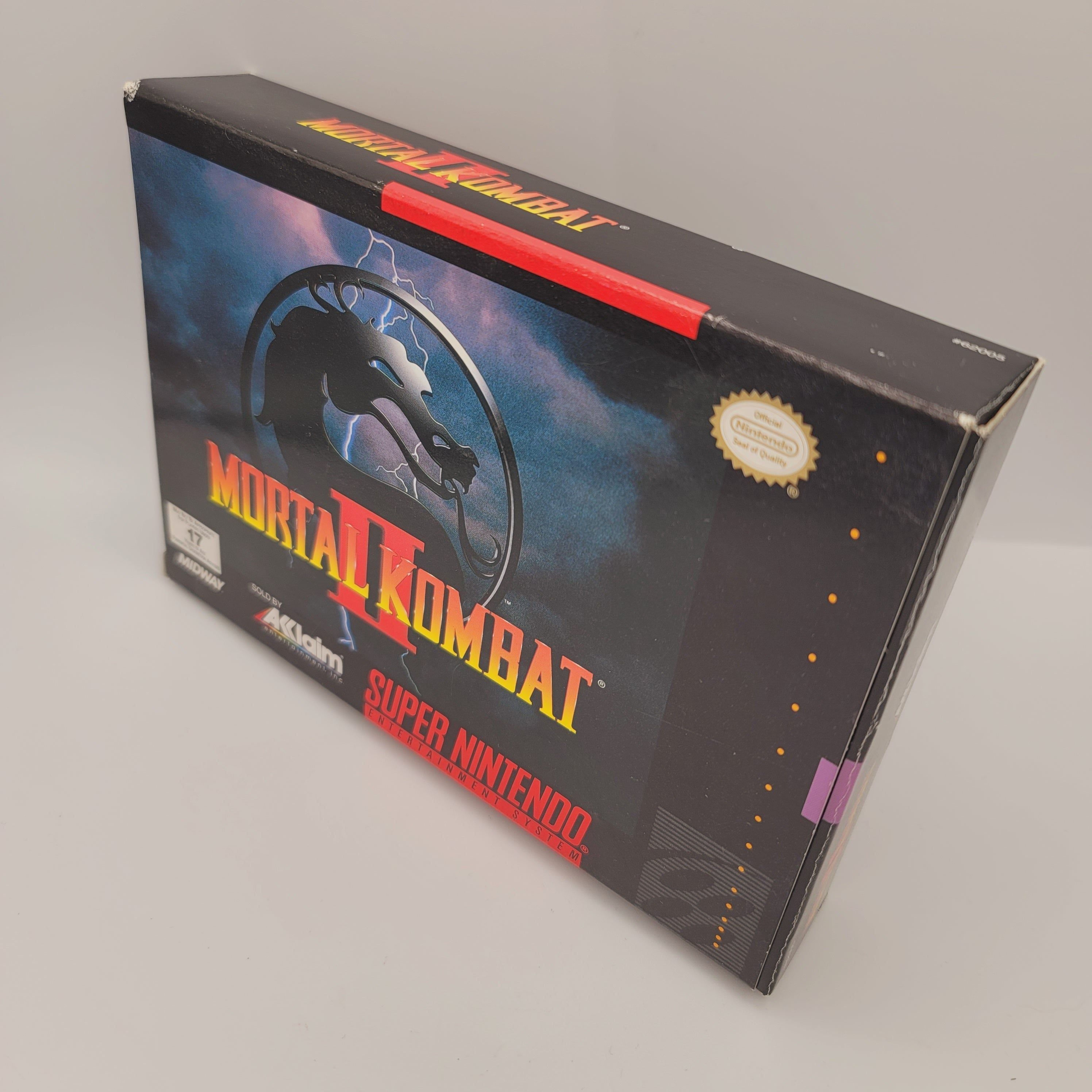 SNES - Mortal Kombat II (Complete in Box / A / With Manual)