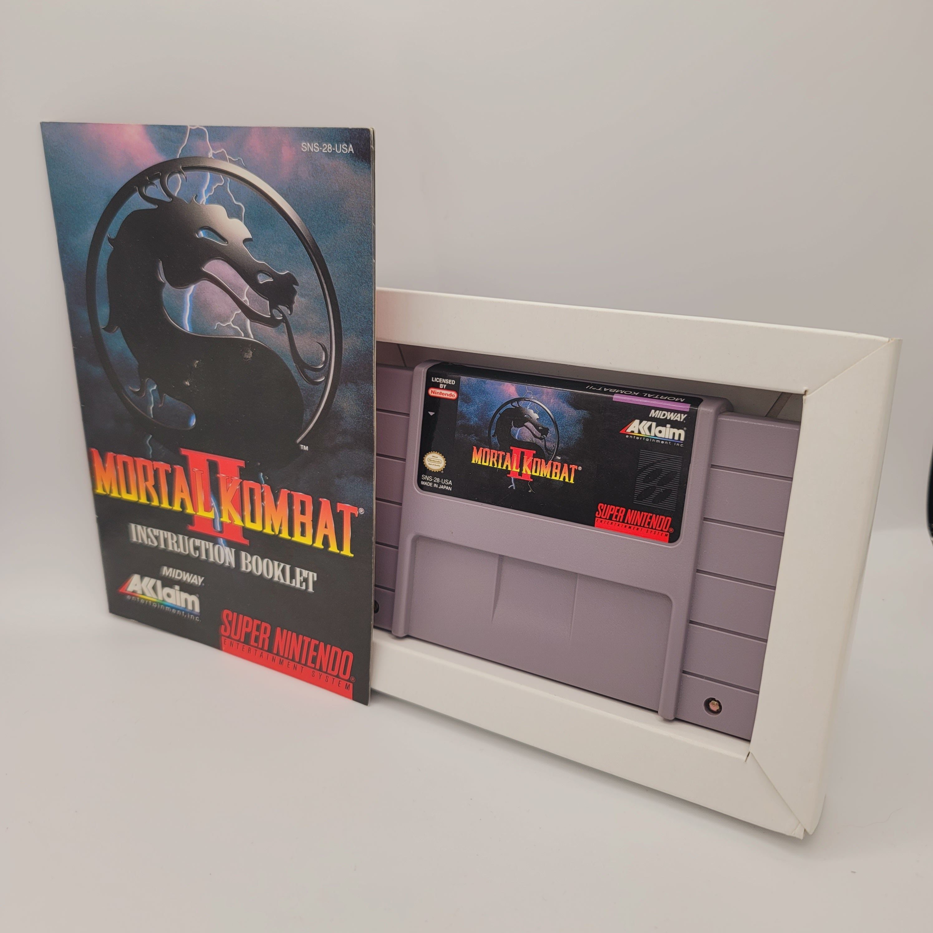 SNES - Mortal Kombat II (Complete in Box / A / With Manual)