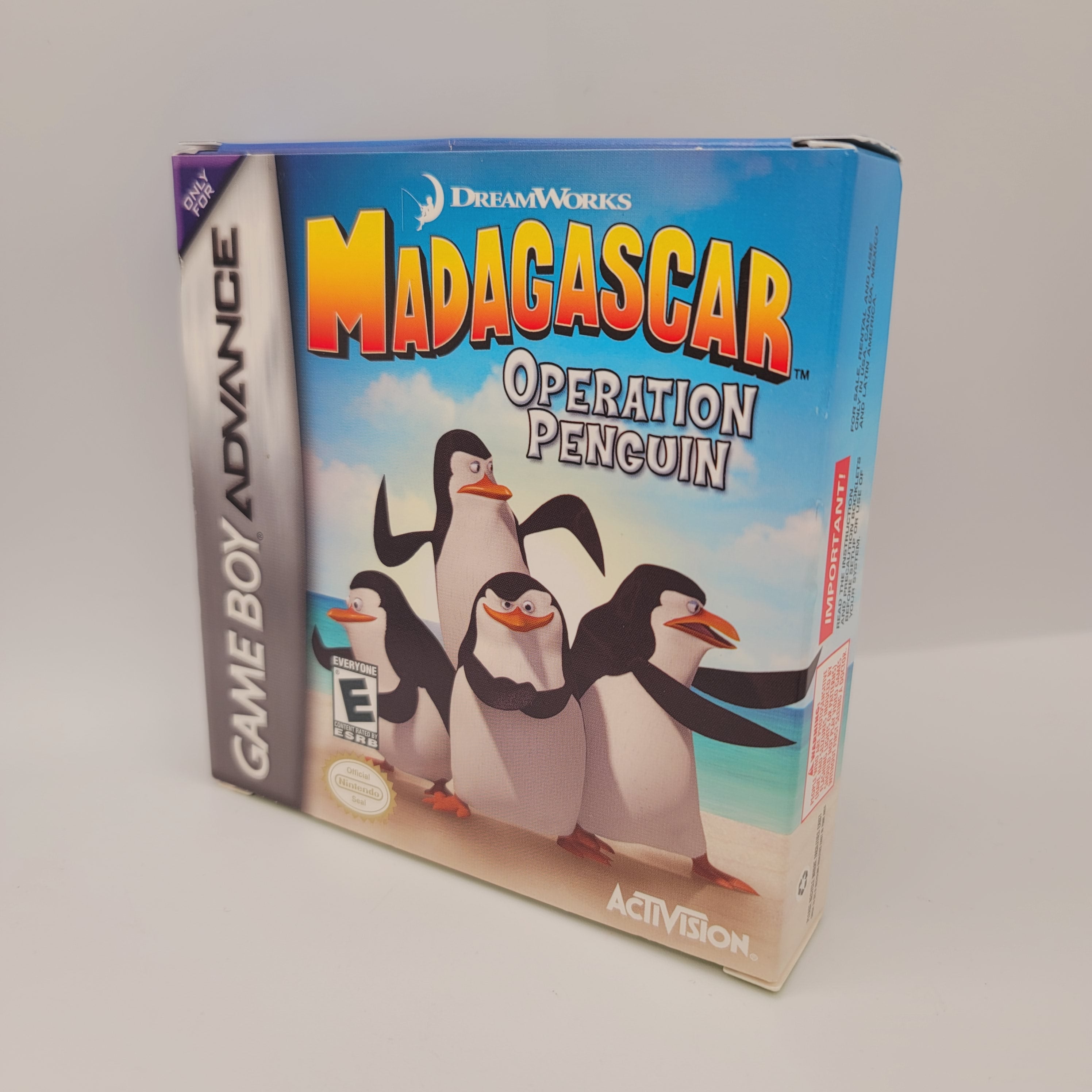 GBA - Madagascar Operation Penguin (Complete in Box / A+ / With Manual)