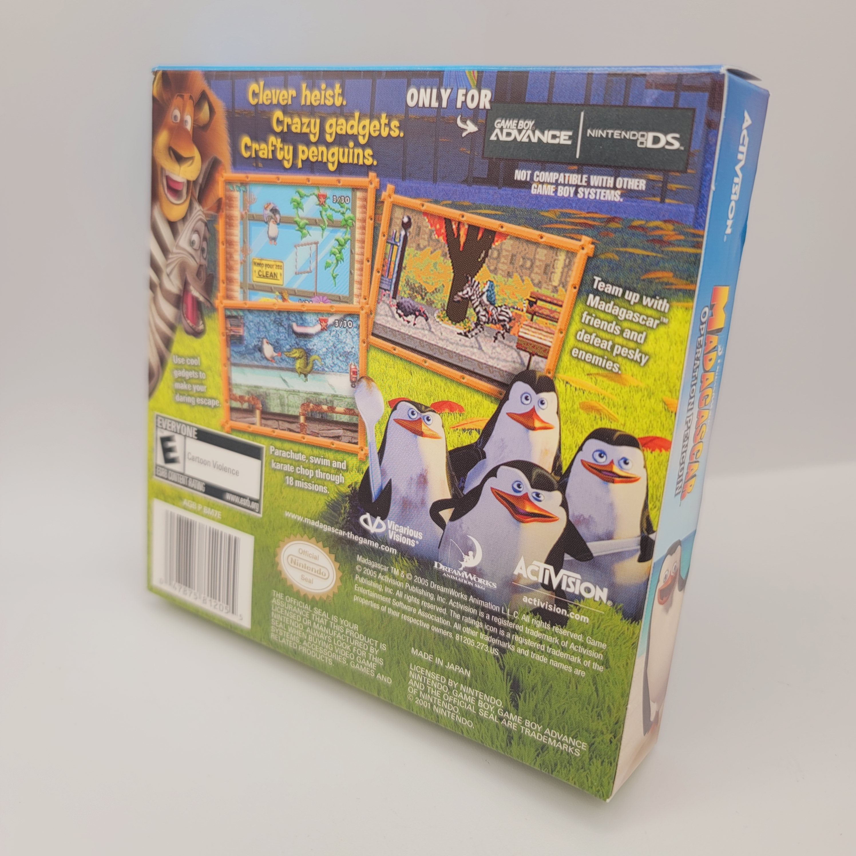 GBA - Madagascar Operation Penguin (Complete in Box / A+ / With Manual)