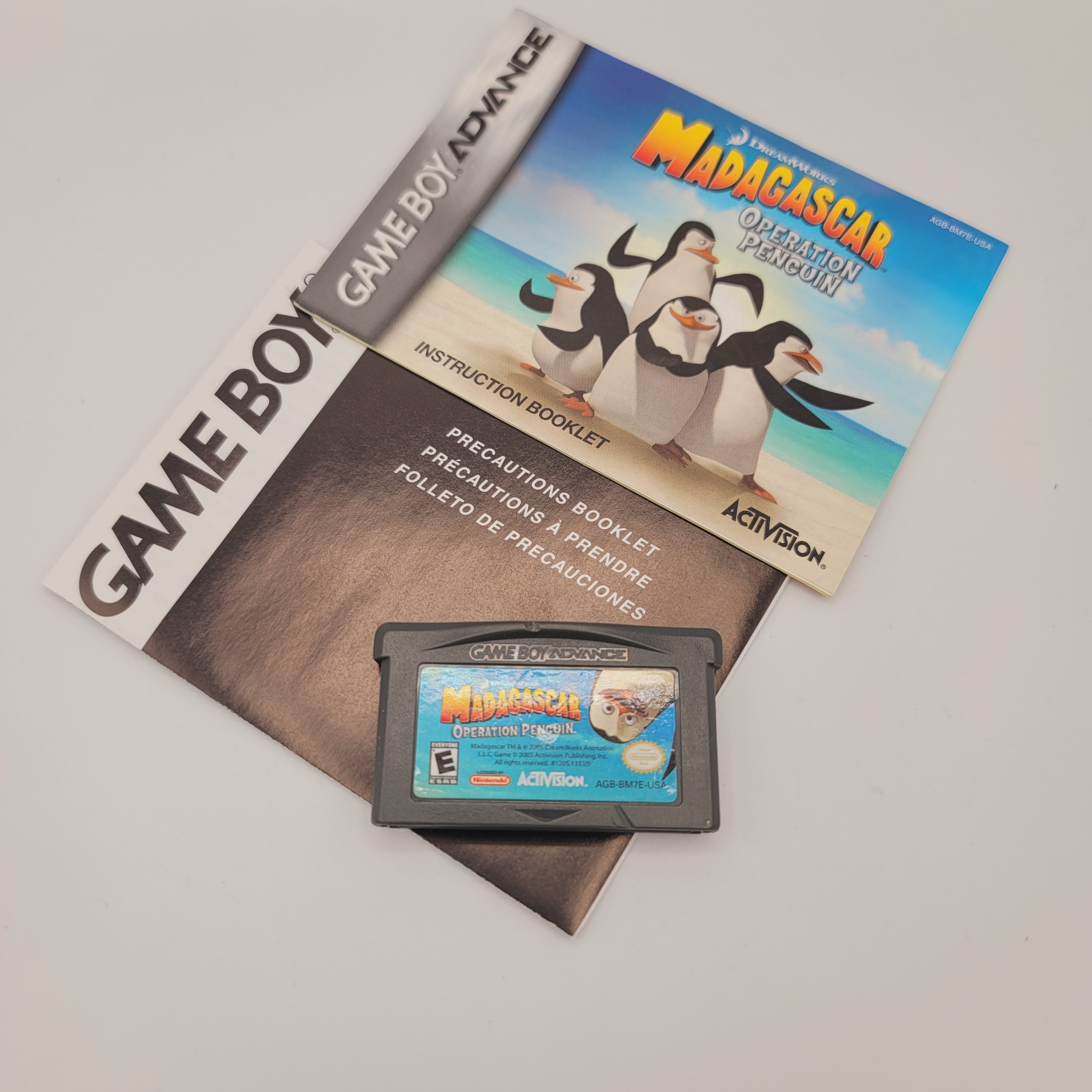 GBA - Madagascar Operation Penguin (Complete in Box / A+ / With Manual)