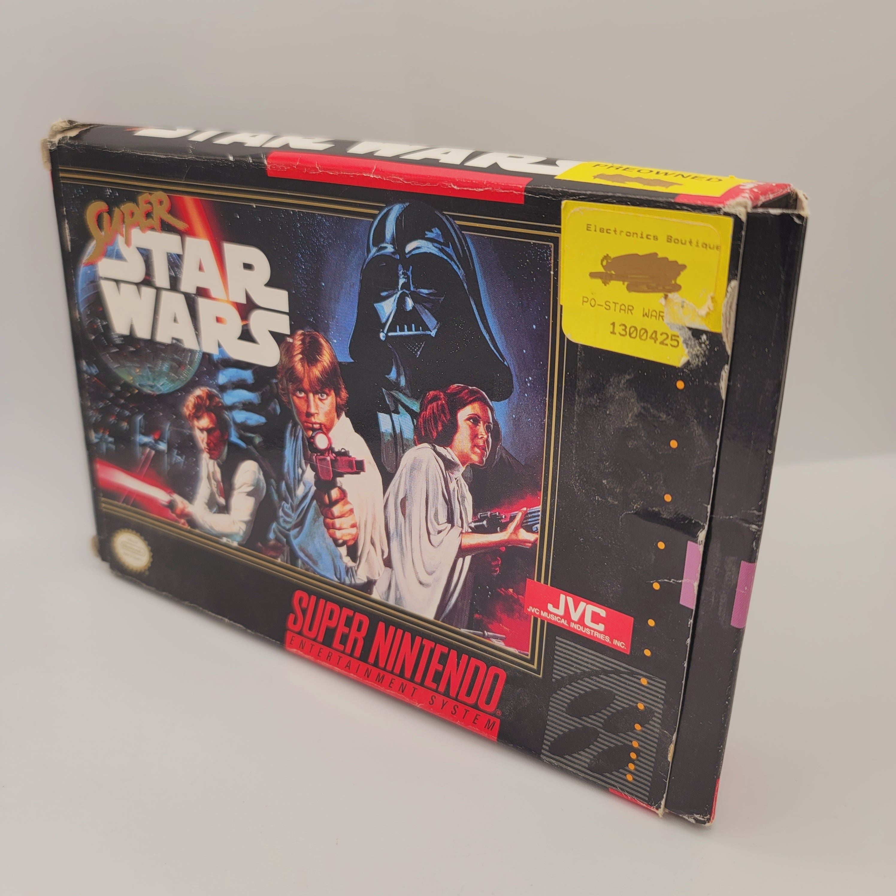 SNES - Super Star Wars (Complete in Box / Grade C+  / No Manual)