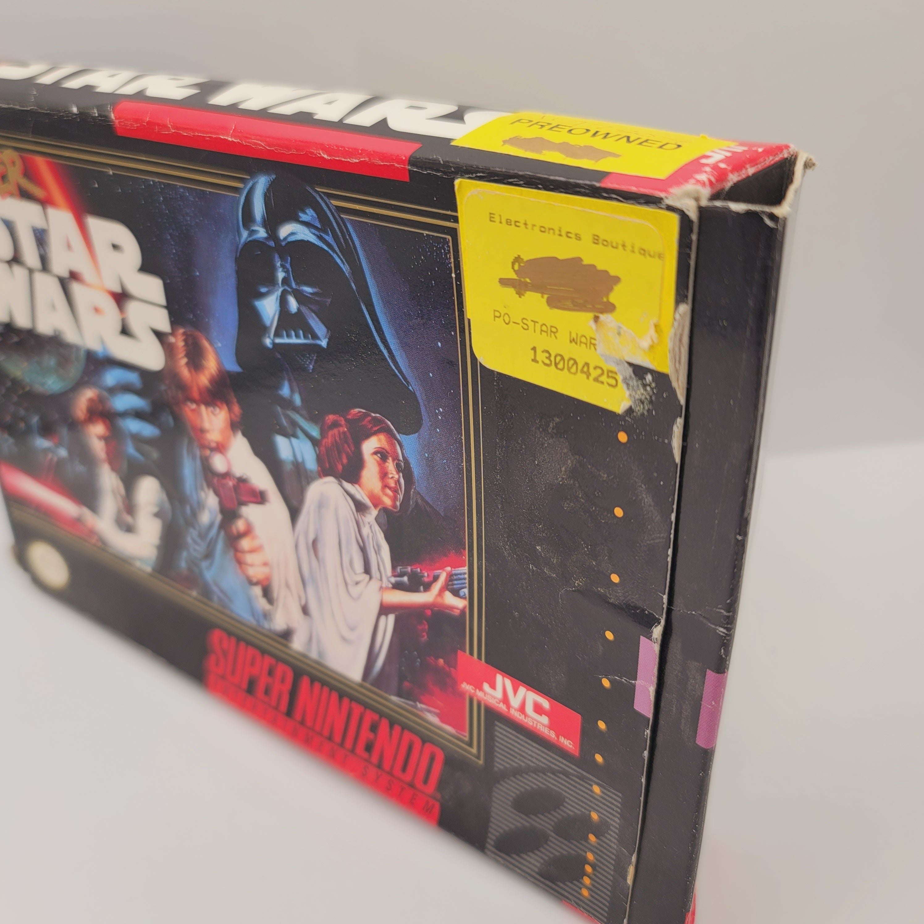 SNES - Super Star Wars (Complete in Box / Grade C+  / No Manual)