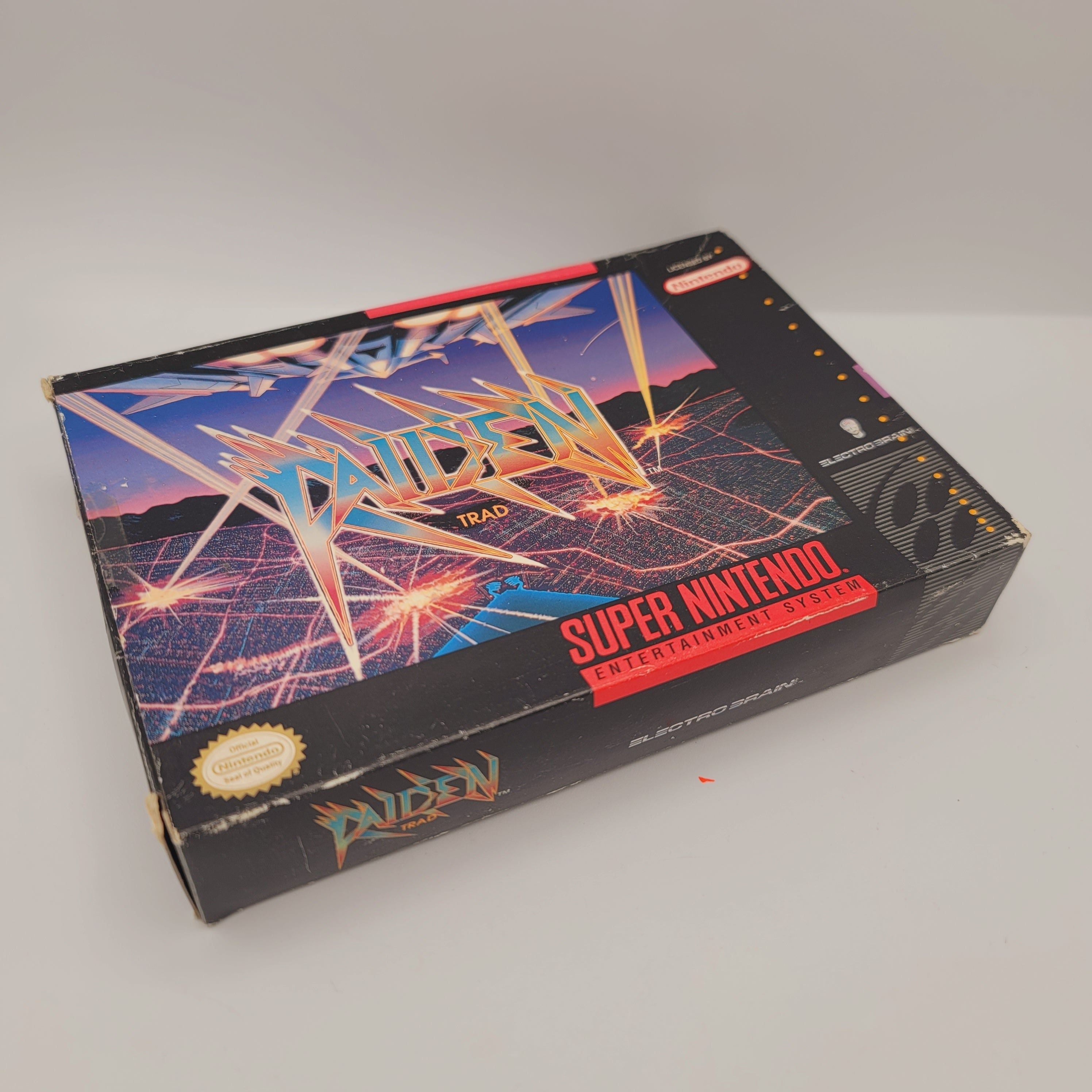 SNES - Raiden TRAD (Complete in Box / B / No Manual)