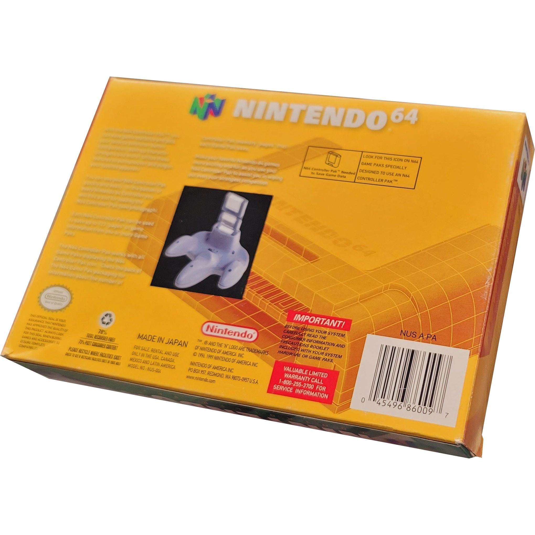 Nintendo 64 Controller Pak (Complete in Box)