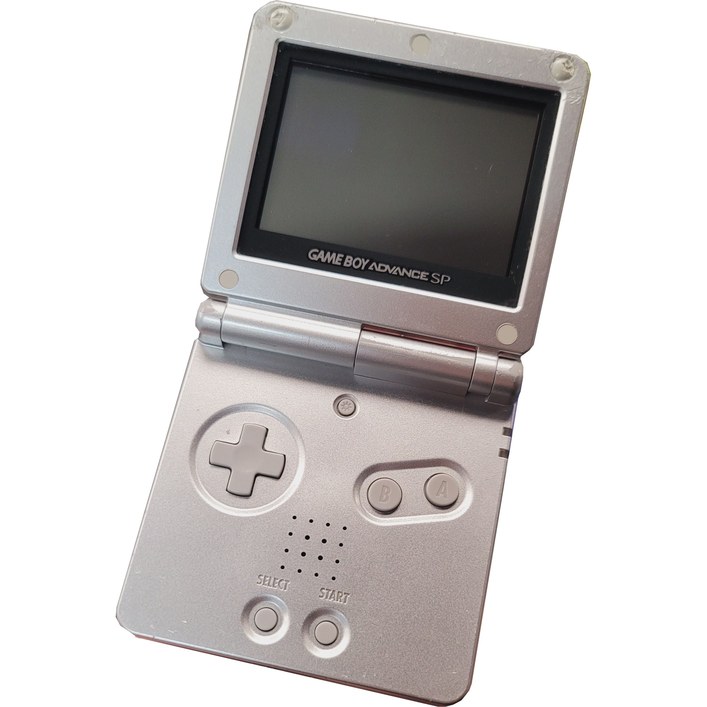 Game Boy Advance SP System (Front Lit) (Platinum / Reduced)