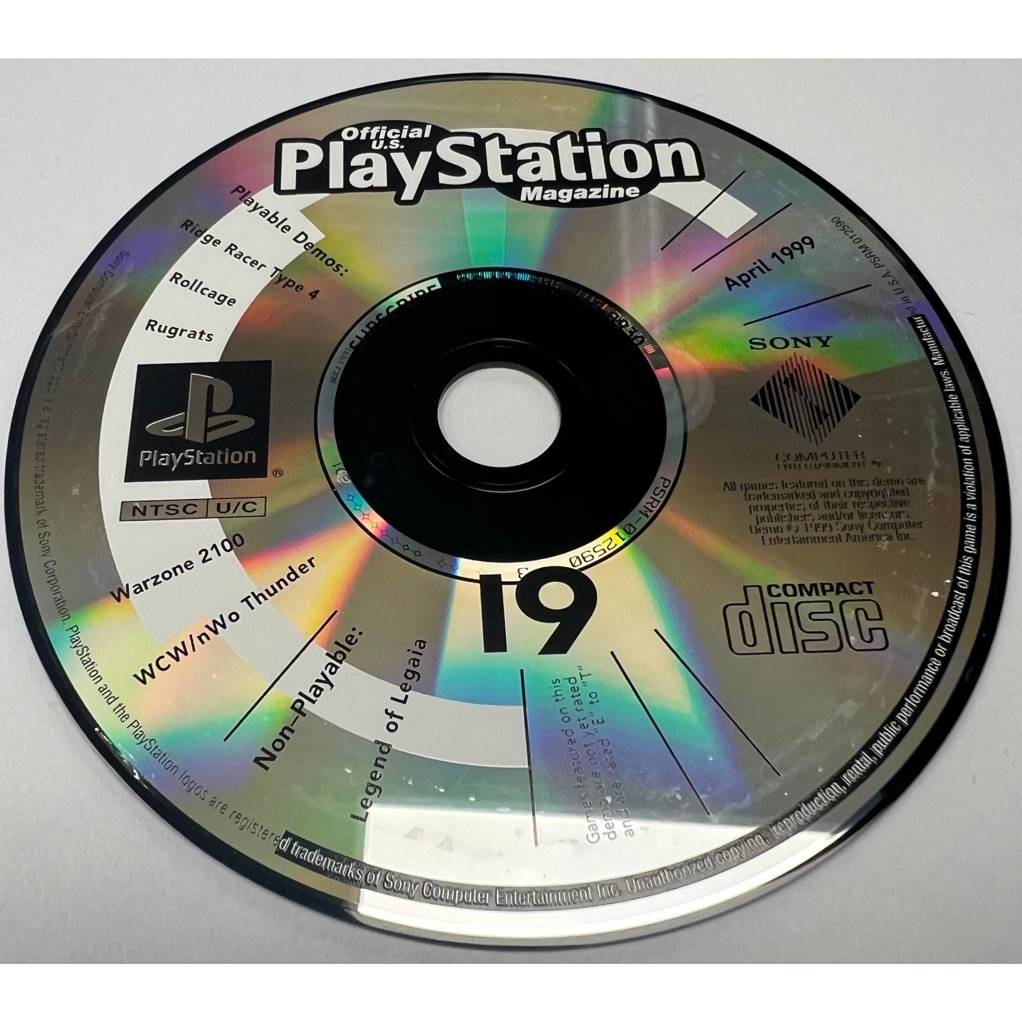 PS1 - Official PlayStation Magazine Demo Disc 19