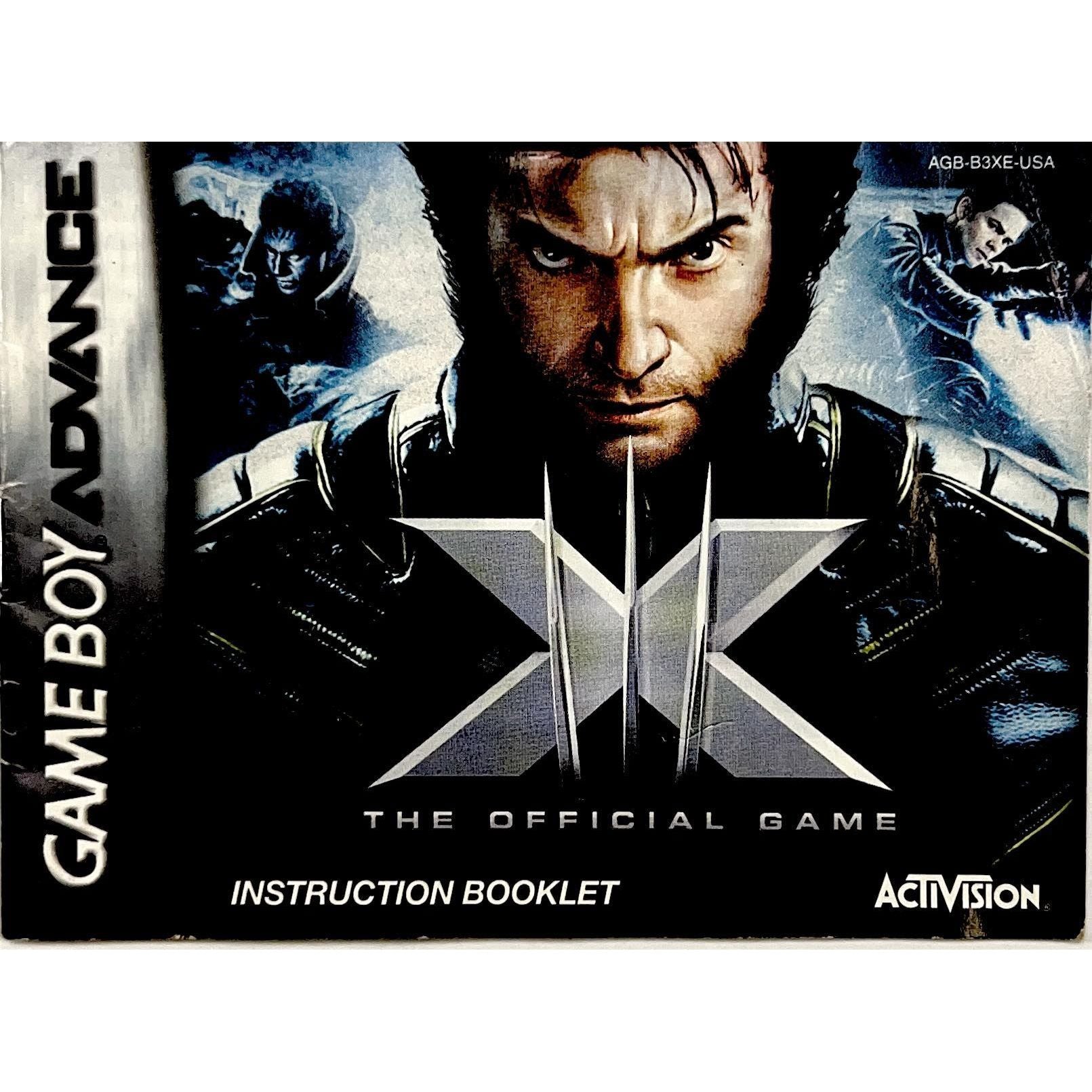 GBA - X-Men The Official Game (Manual)