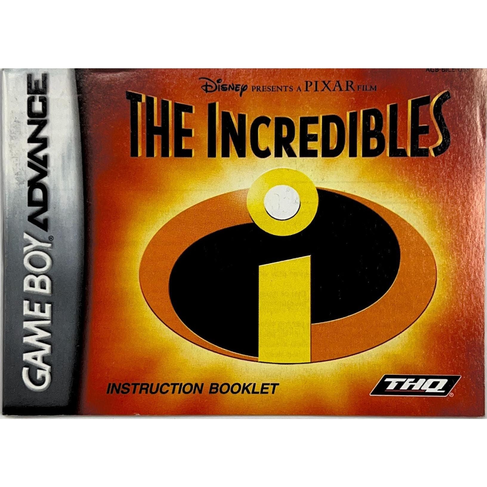 GBA - The Incredibles (Manual)