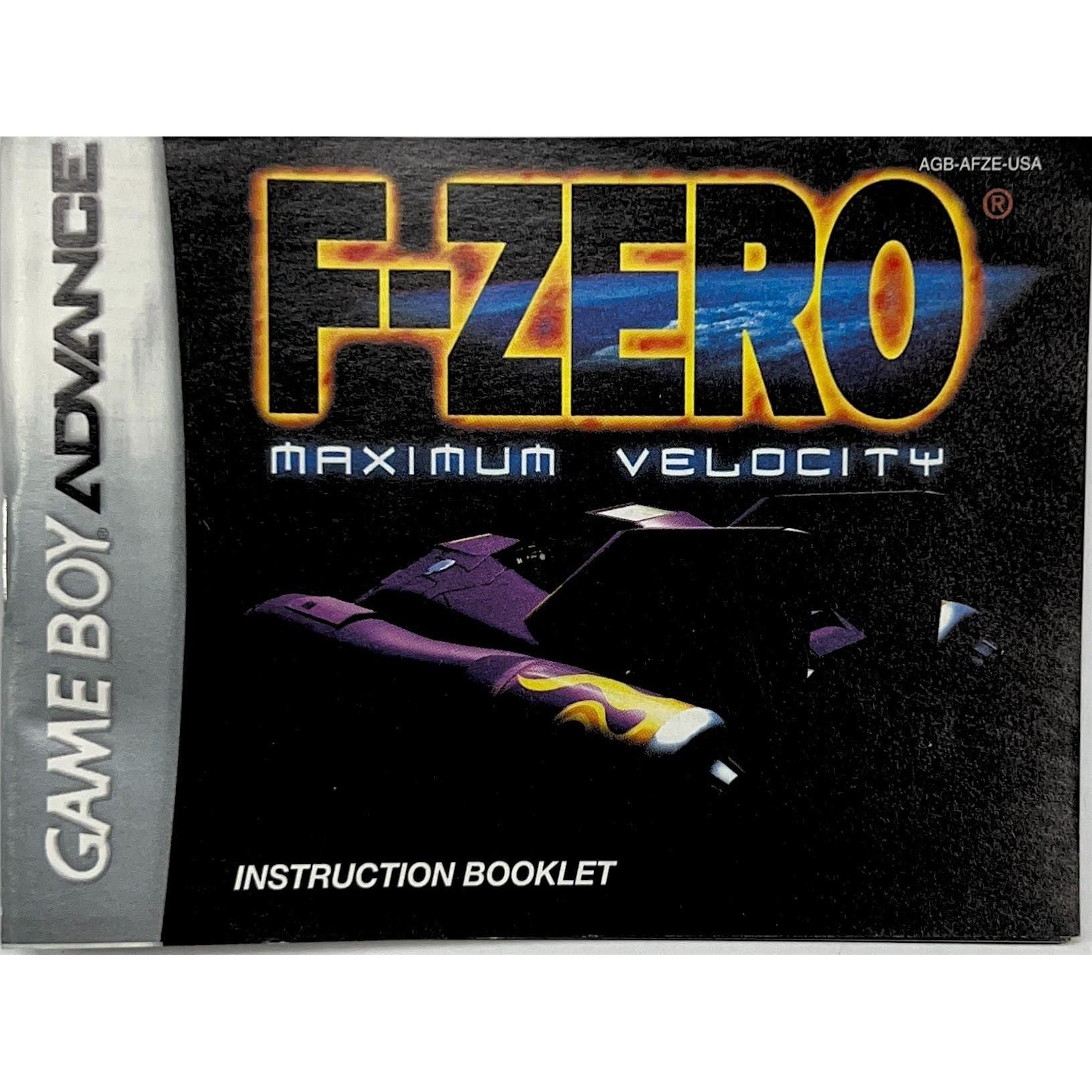 GBA - F-Zero Maximum Velocity (Manual)