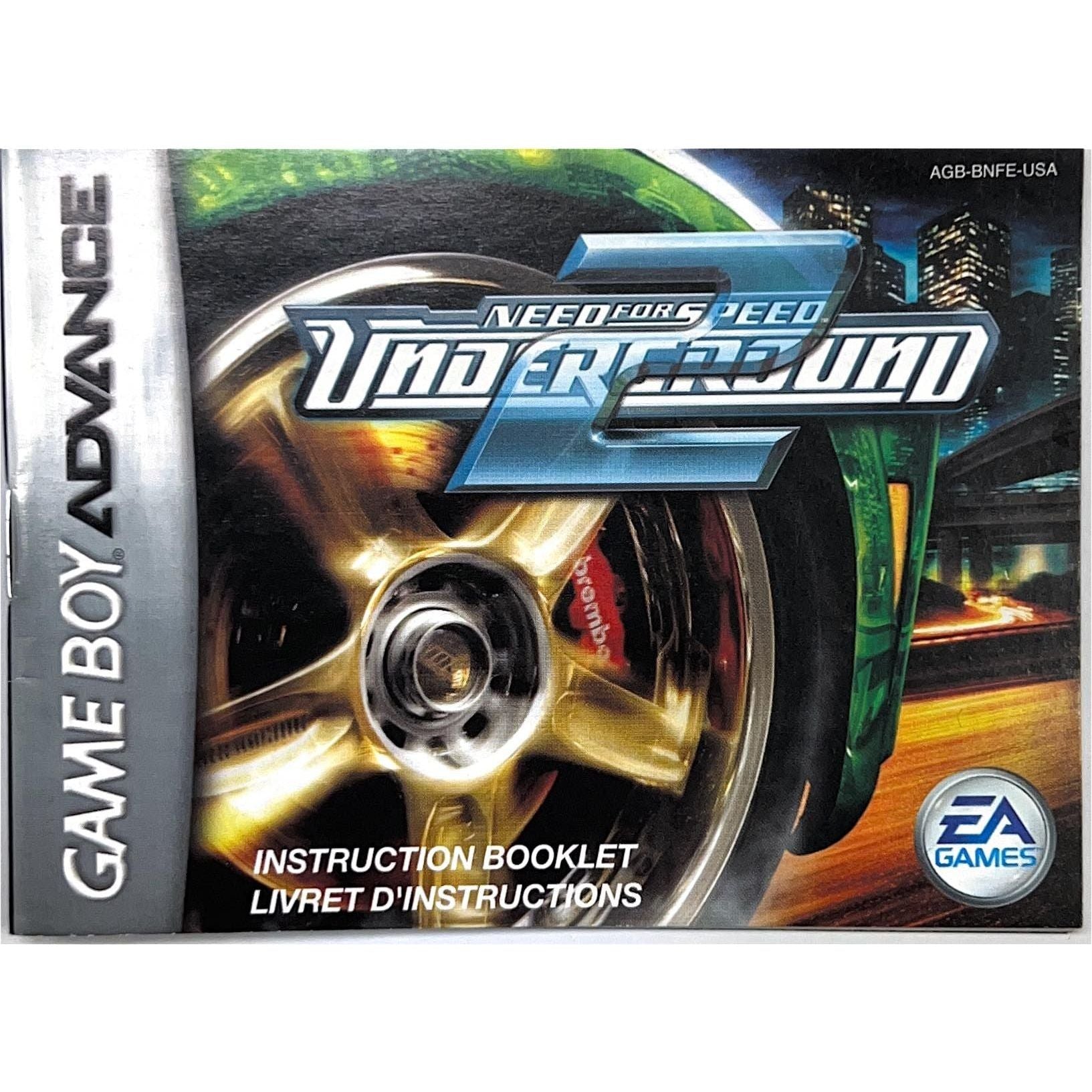 GBA - Need for Speed Underground 2 (Manual)