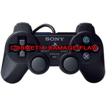 Sony Branded PlayStation 2 DualShock Controller (Black) (Cosmetic Damage)