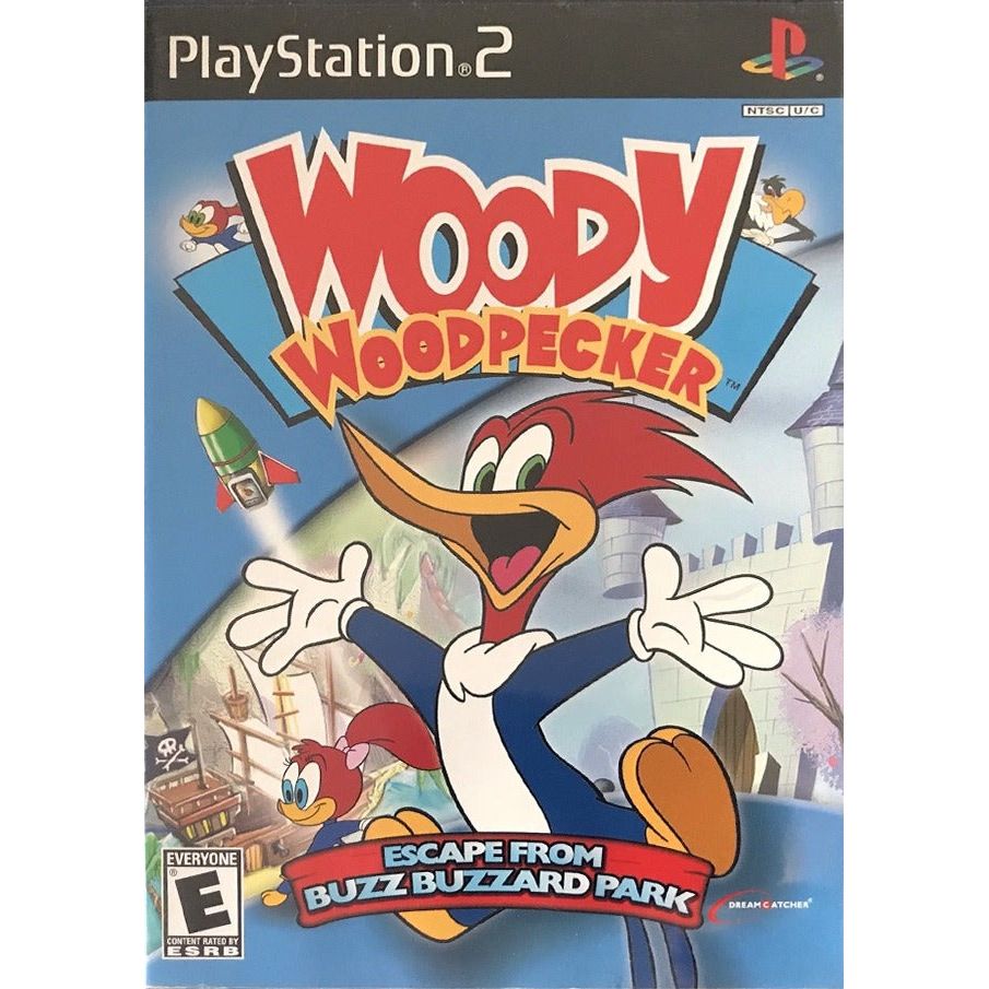 PS2 - Woody Woodpecker Escape from Buzz Buzzard Park