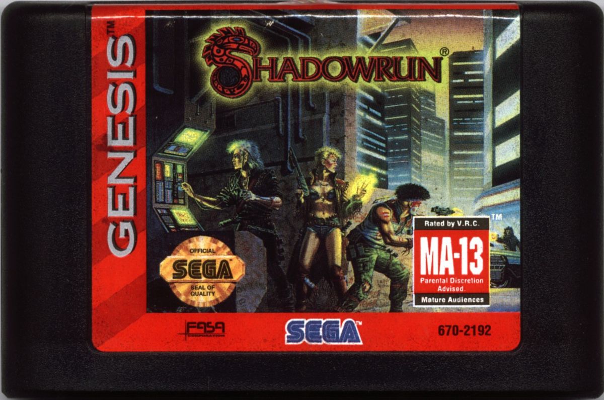 Genesis - Shadowrun (cartouche uniquement)