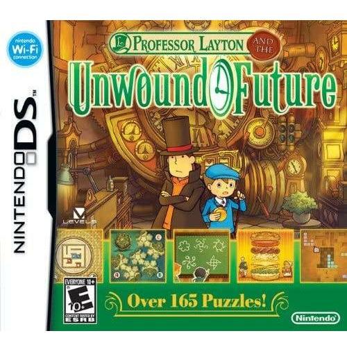 DS - Le professeur Layton et le futur déroulé (couverture imprimée)