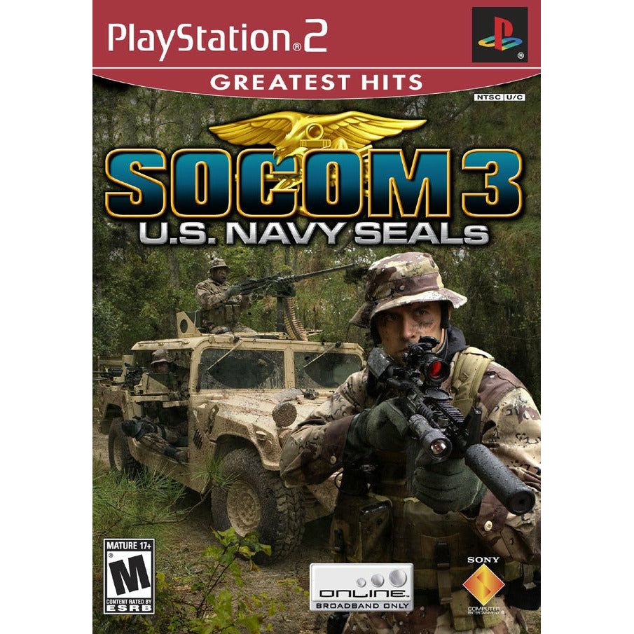 PS2 - Socom 3 US Navy Seals (Greatest Hits / Scellé)