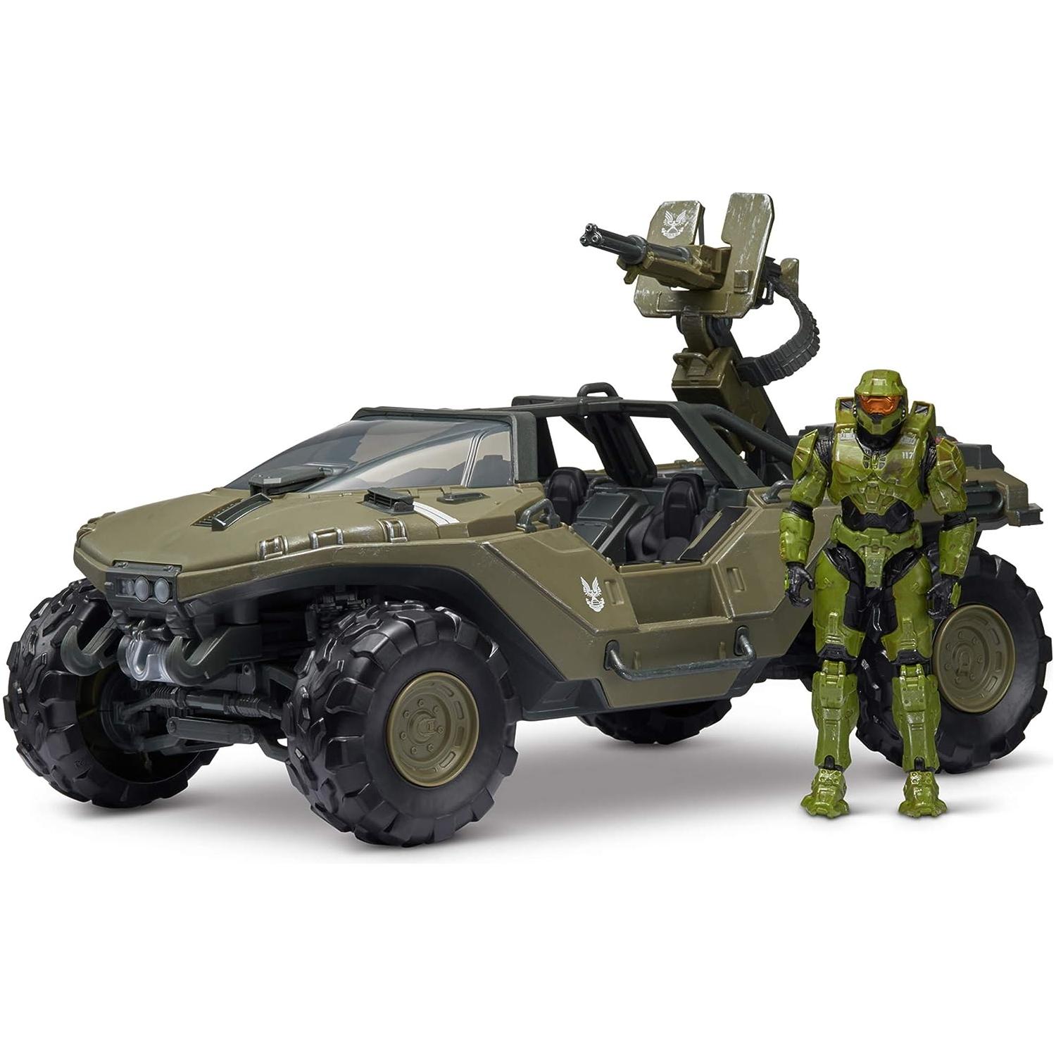 Halo Warthog with Master Chief Figures