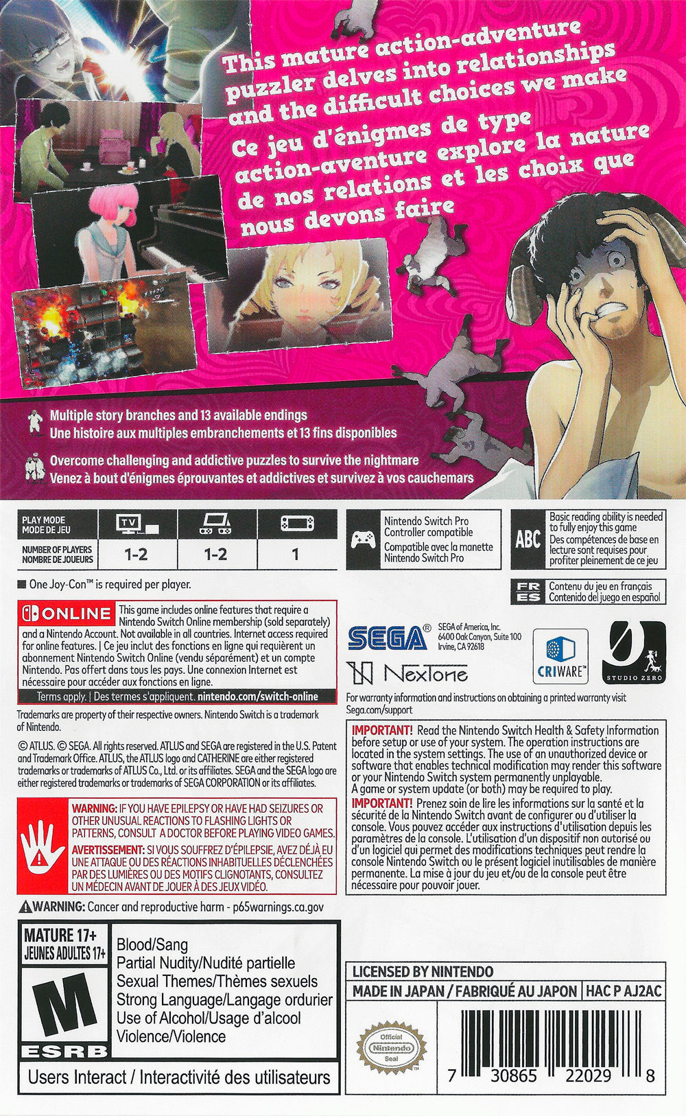 Switch - Catherine Full Body (In Case)