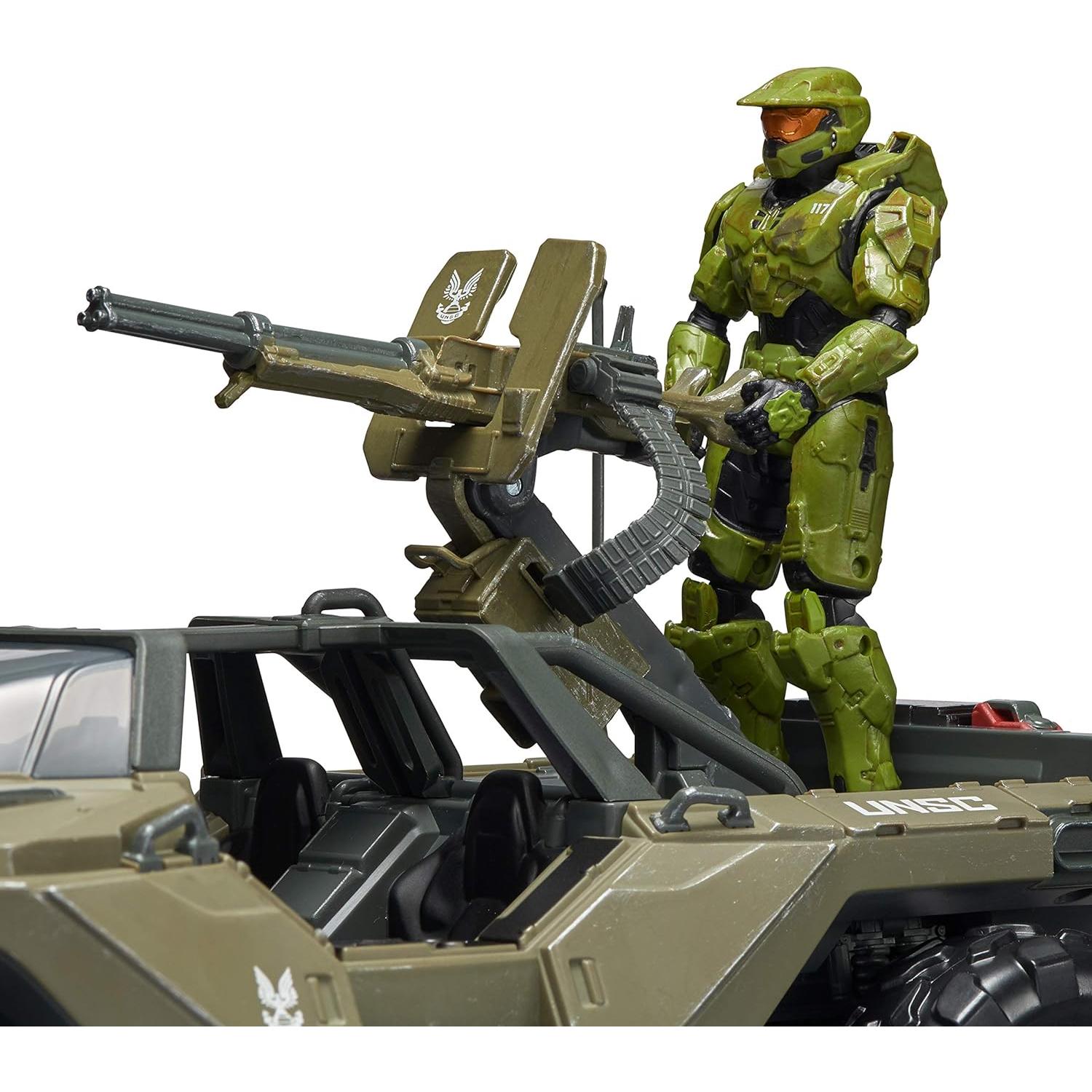 Halo Warthog with Master Chief Figures