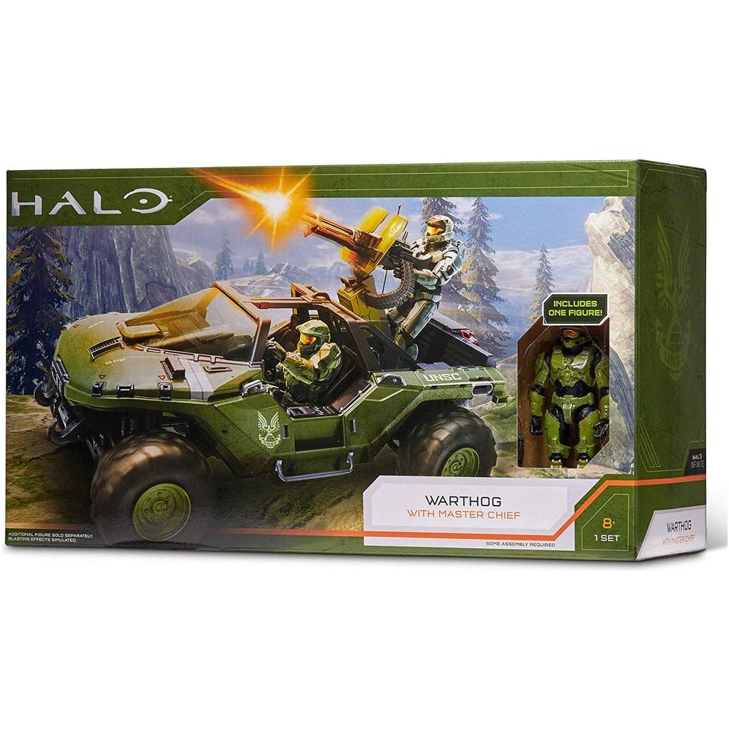 Halo Warthog with Master Chief Figures