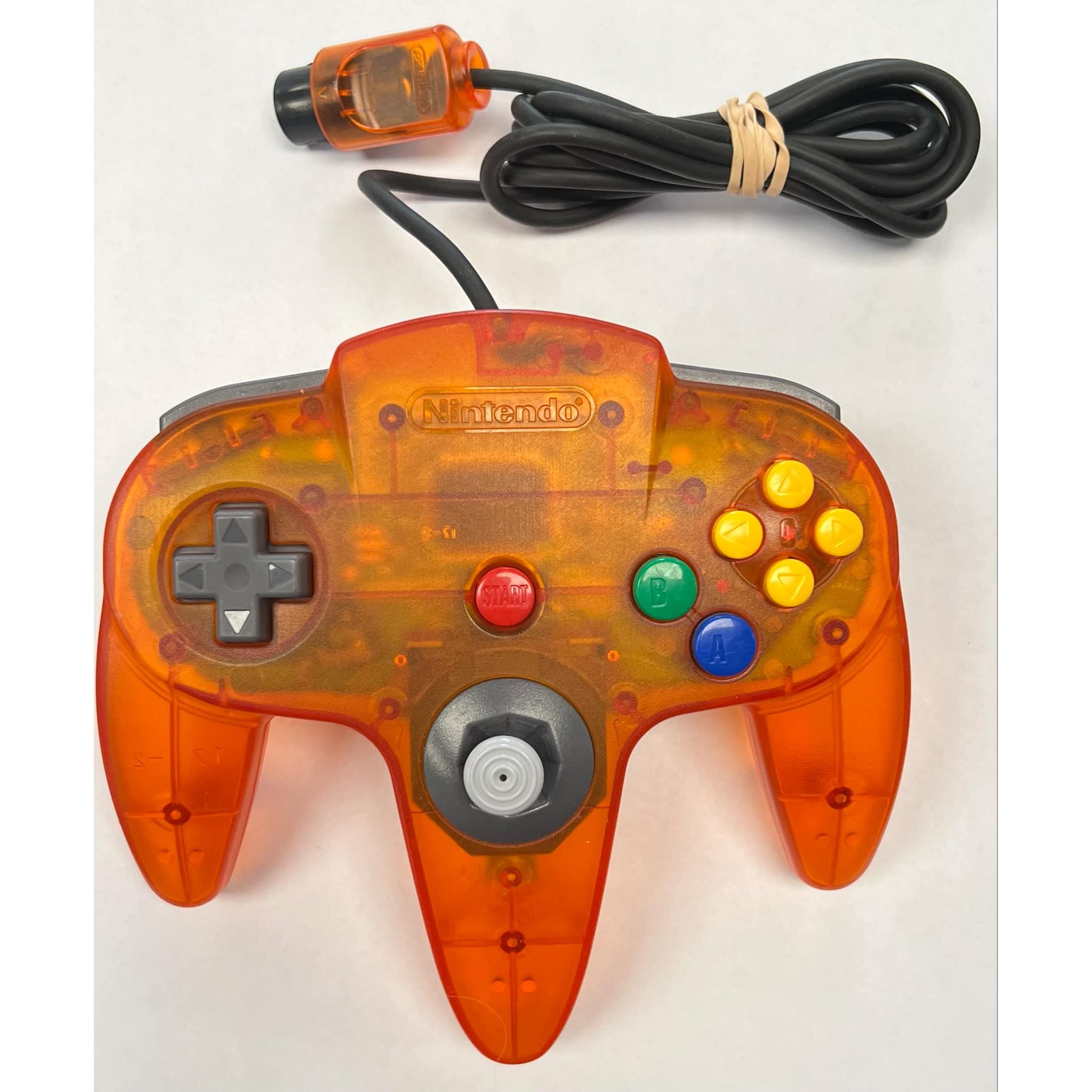 Branded Nintendo 64 Controller (Fire Red / Used)