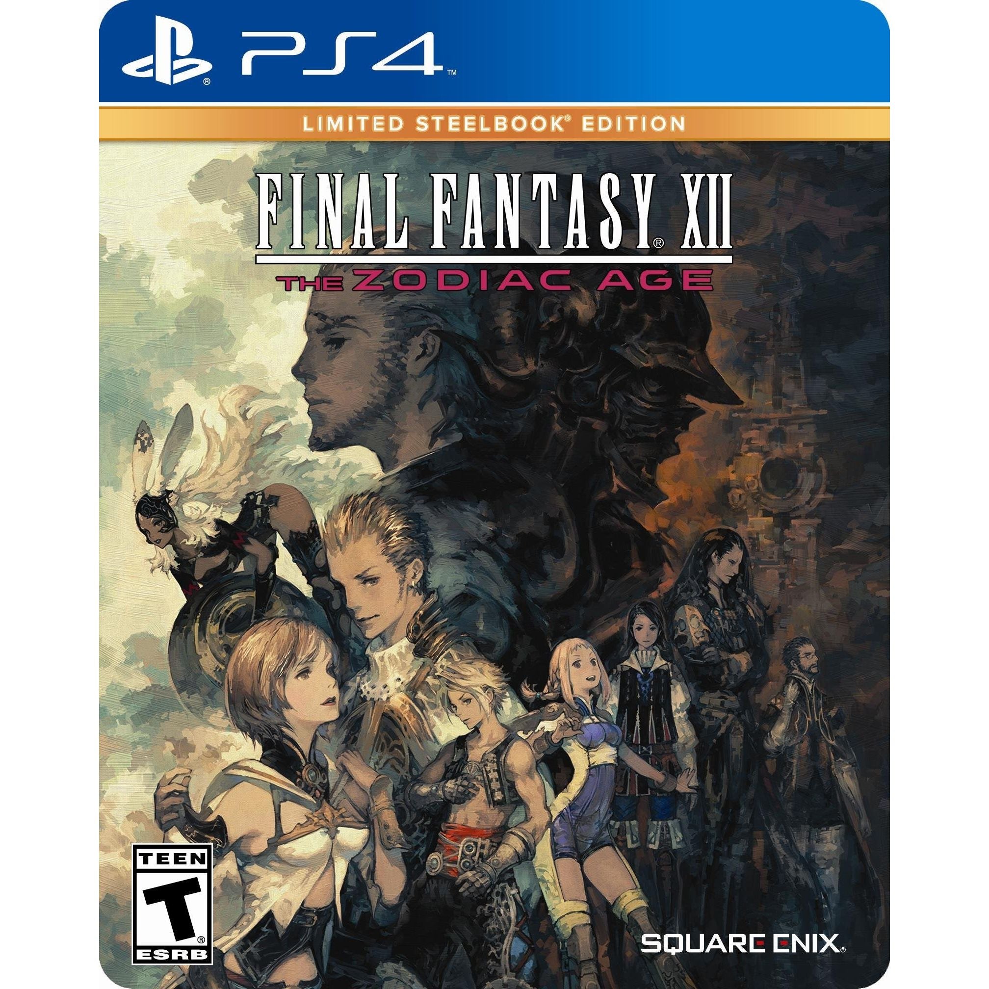 PS4 - Final Fantasy XII The Zodiac Age Limited Steelbook Edition