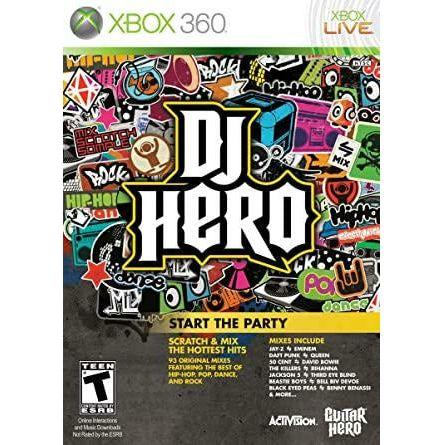 XBOX 360 - DJ Hero (jeu uniquement)