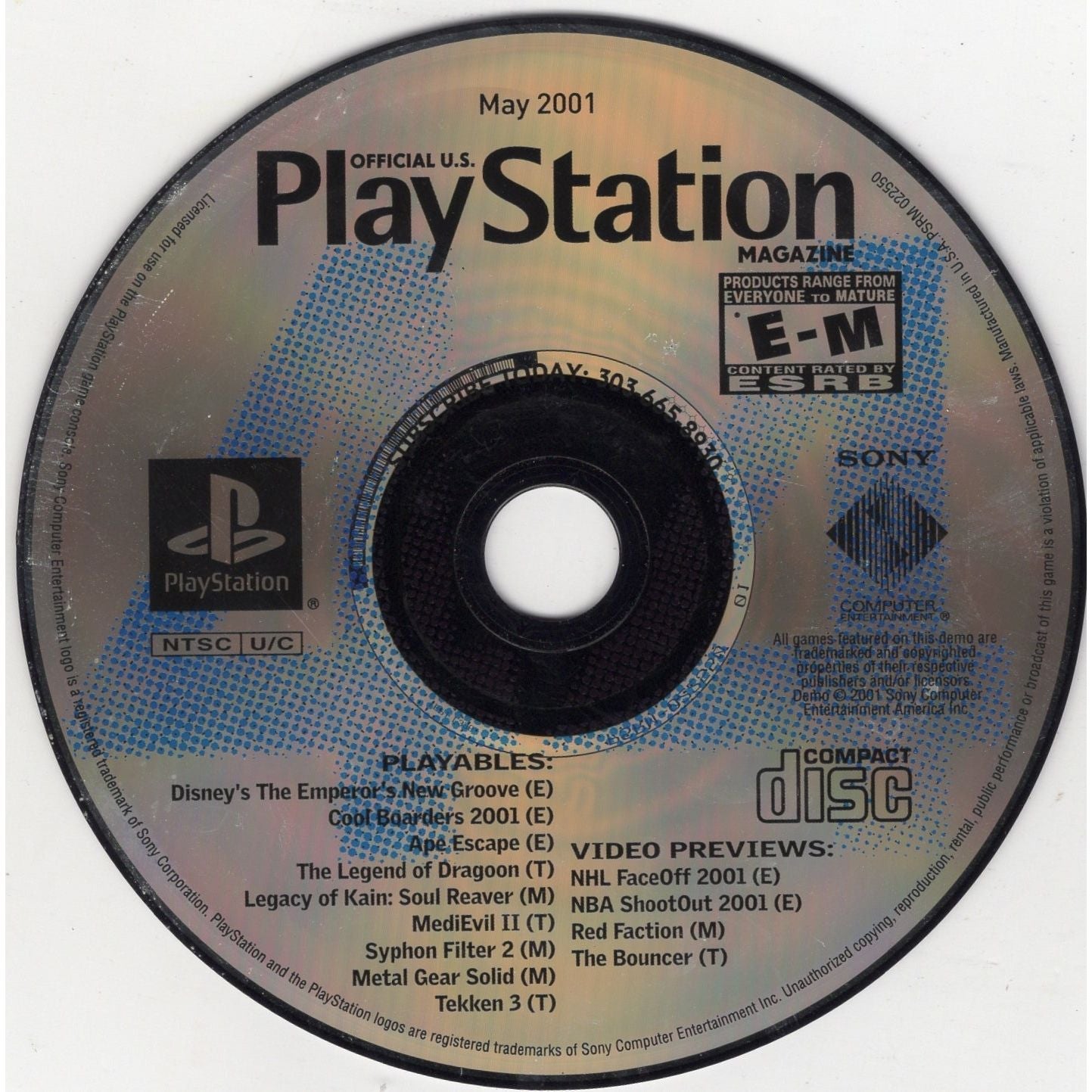 PS1 - Official PlayStation Magazine Demo Disc 44