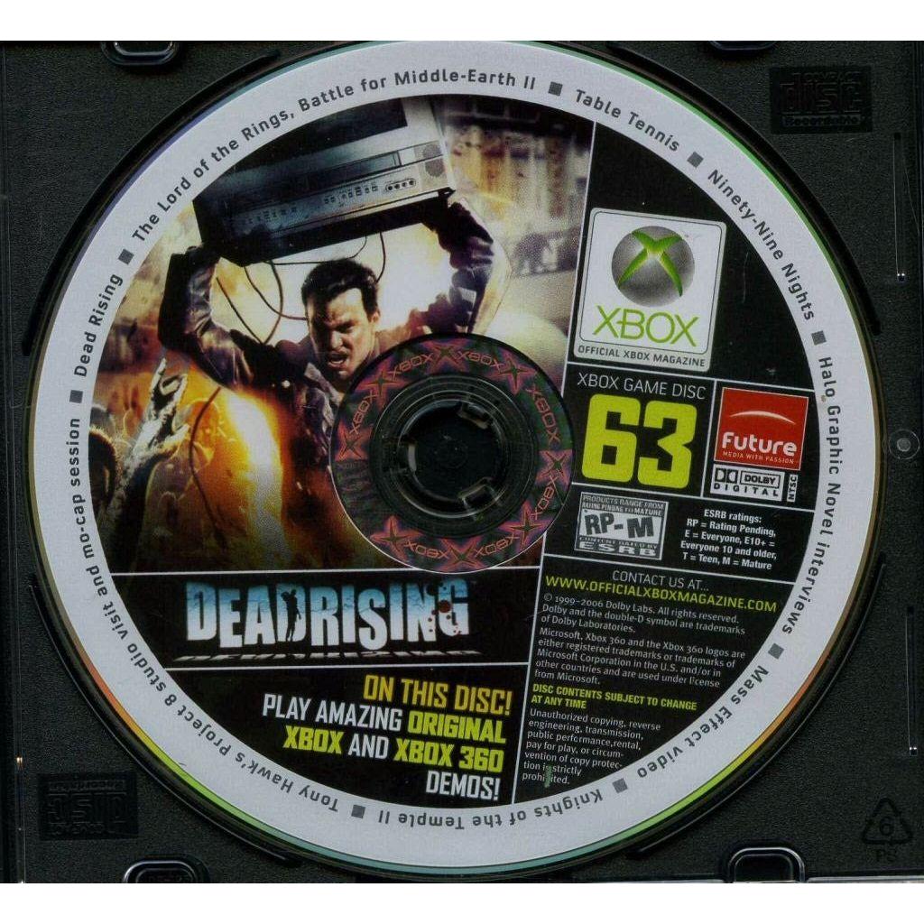 XBOX 360 - Official Xbox Magazine Demo Disc 63 (Disc Only)