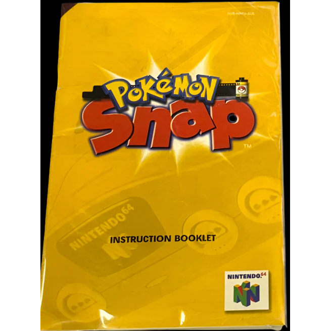 N64 - Pokemon Snap (Manual)