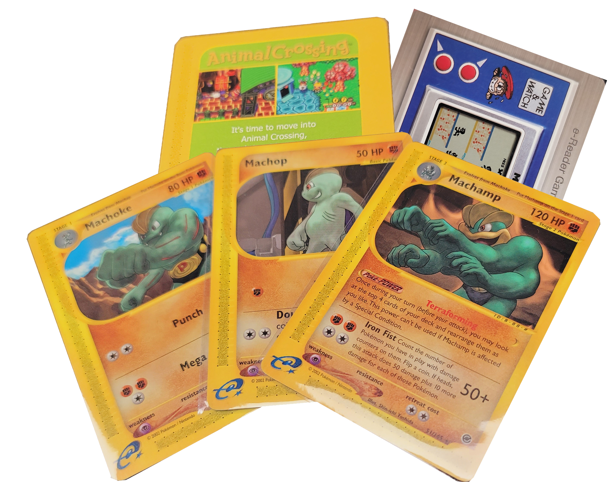 e-Reader - Pokemon Machop, Machoke and Machamp Set