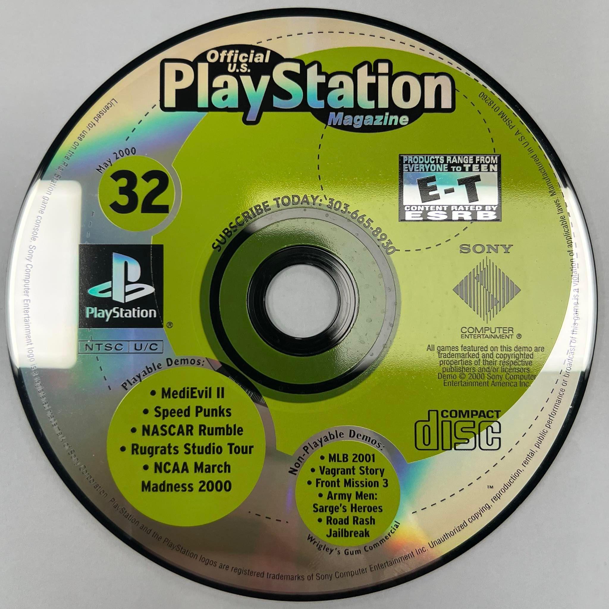 PS1 - Official PlayStation Magazine Demo Disc 32