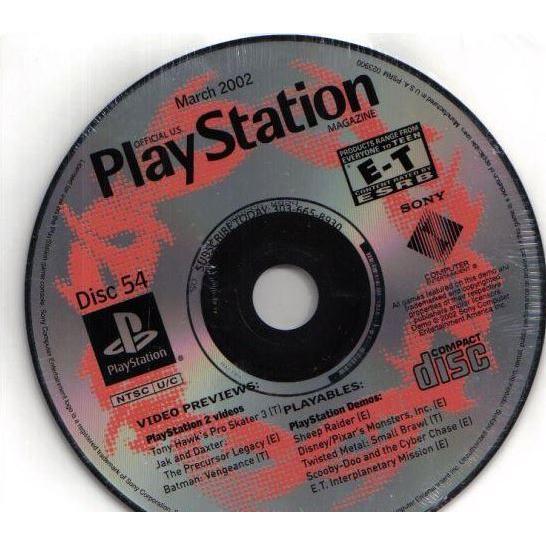 PS1 - Official PlayStation Magazine Demo Disc 54