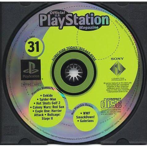 PS1 - Official PlayStation Magazine Demo Disc 31