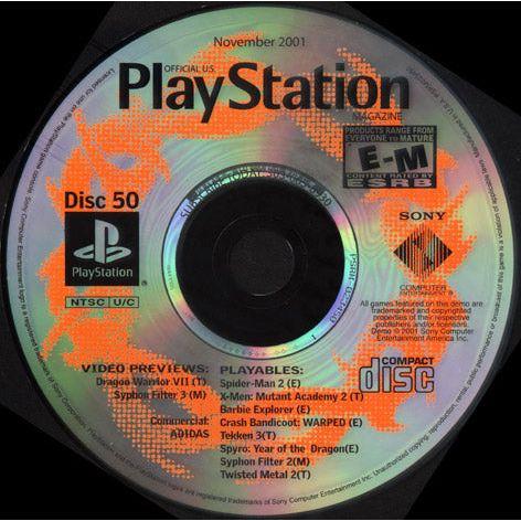 PS1 - Official PlayStation Magazine Demo Disc 50