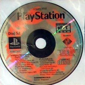 PS1 - Official PlayStation Magazine Demo Disc 52