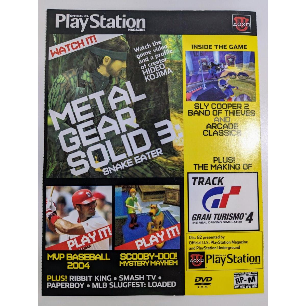 PS2 - Official PlayStation Magazine Issue 82 Demo with Sleeve