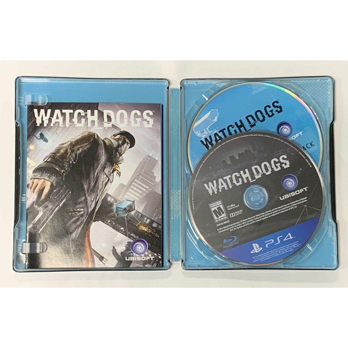 PS4 - Steelbook Watch Dogs édition limitée + bande originale