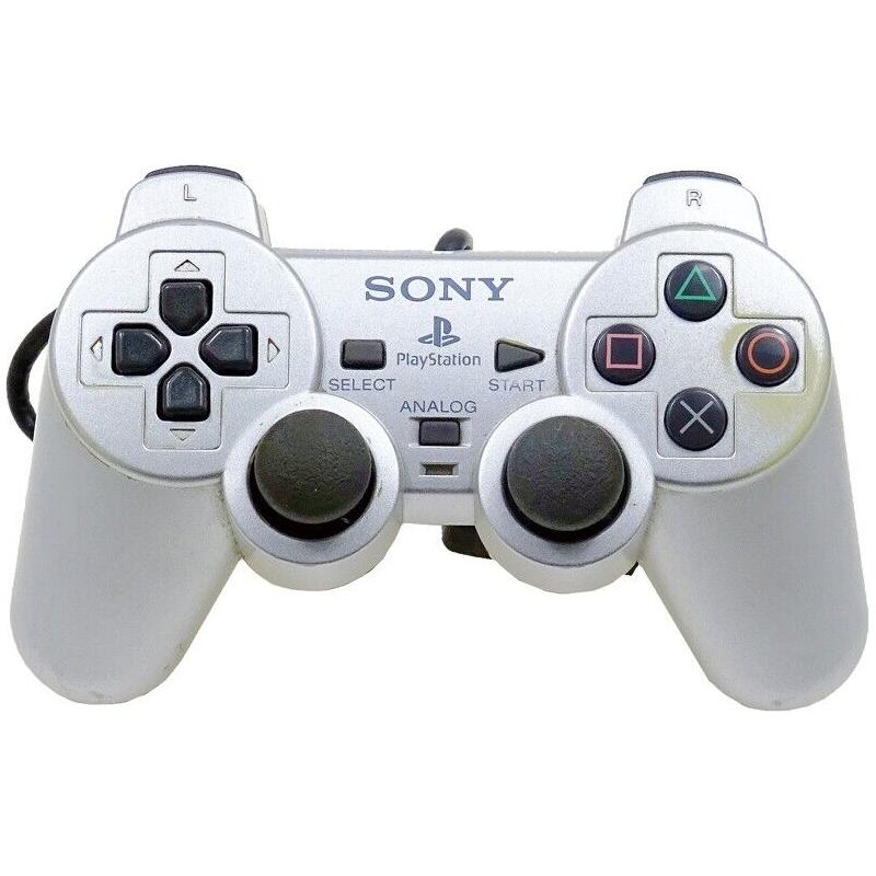 Sony Branded PlayStation 2 DualShock Controller (Silver)