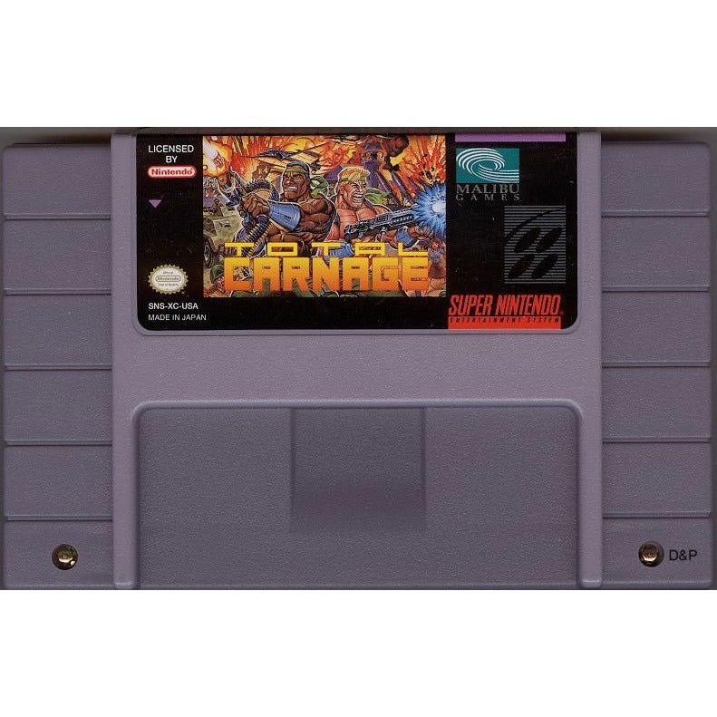 SNES Total Carnage Cartridge Only