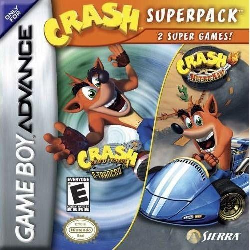 GBA - Crash Superpack - N-Tranced/Nitro Kart (cartouche uniquement)