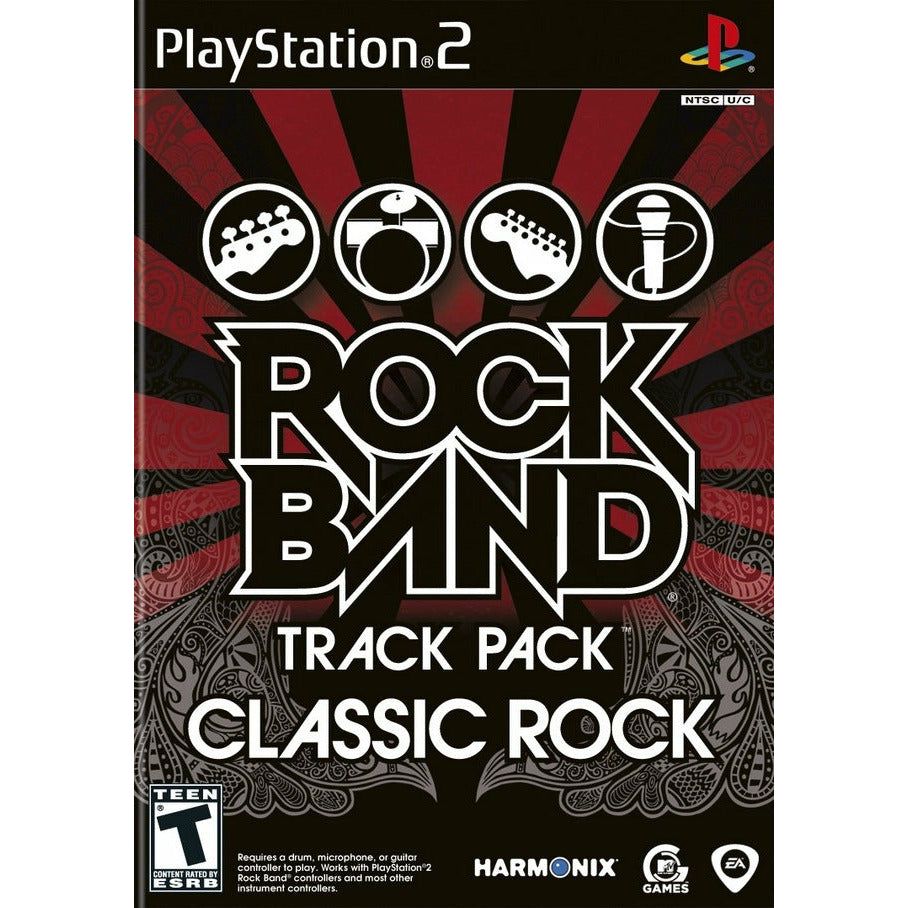 PS2 - Pack de pistes Rock Band Classic Rock