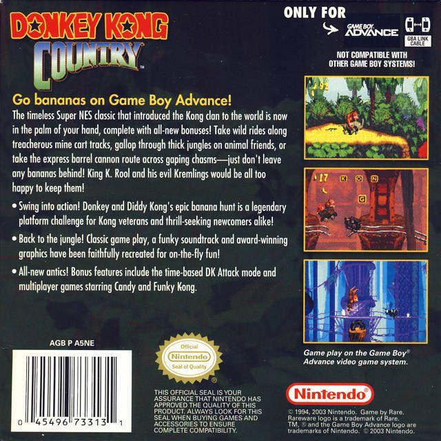 GBA - Donkey Kong Country (Cartridge Only)