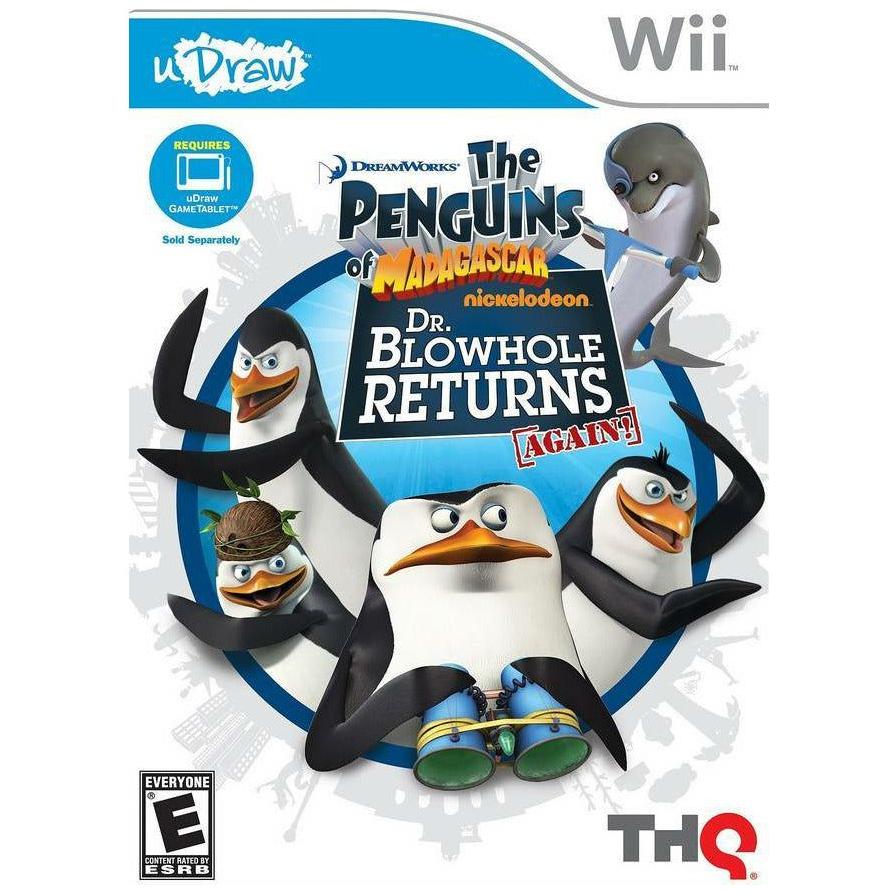 Wii - U Draw The Penguins of Madagascar Dr. Blowhole Returns Again! (Game Only)