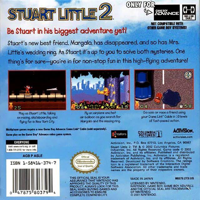 GBA - Stuart Little 2 (Cartridge Only)