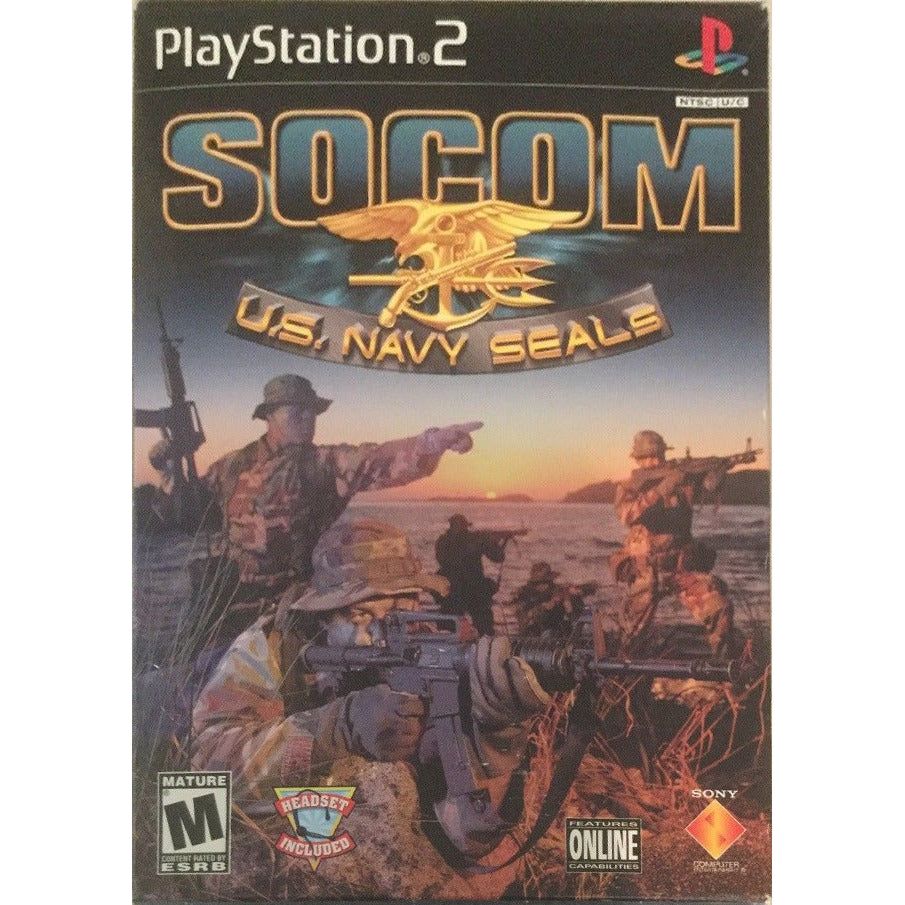 PS2-Socom US. Navy Seals (complet avec casque)