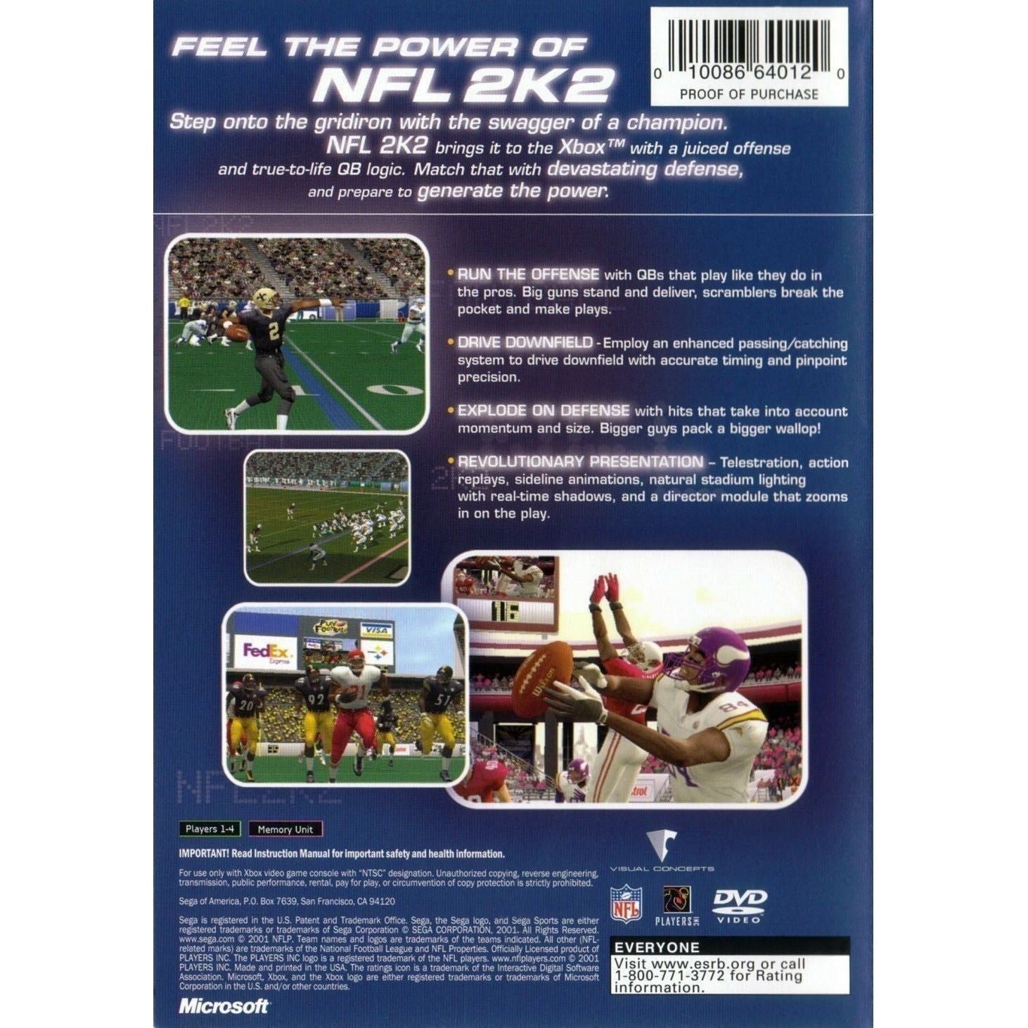 XBOX - NFL 2K2